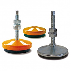 Embases antivibratoires acier