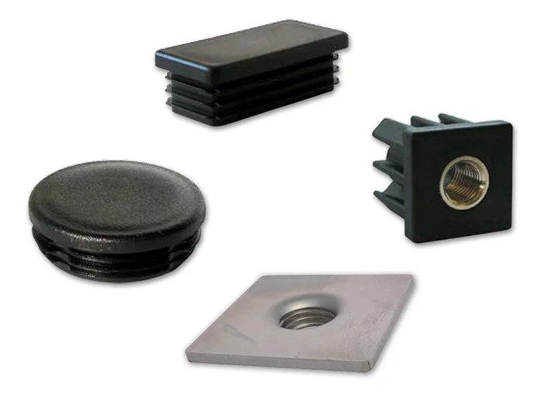 Embouts de tubes et platines