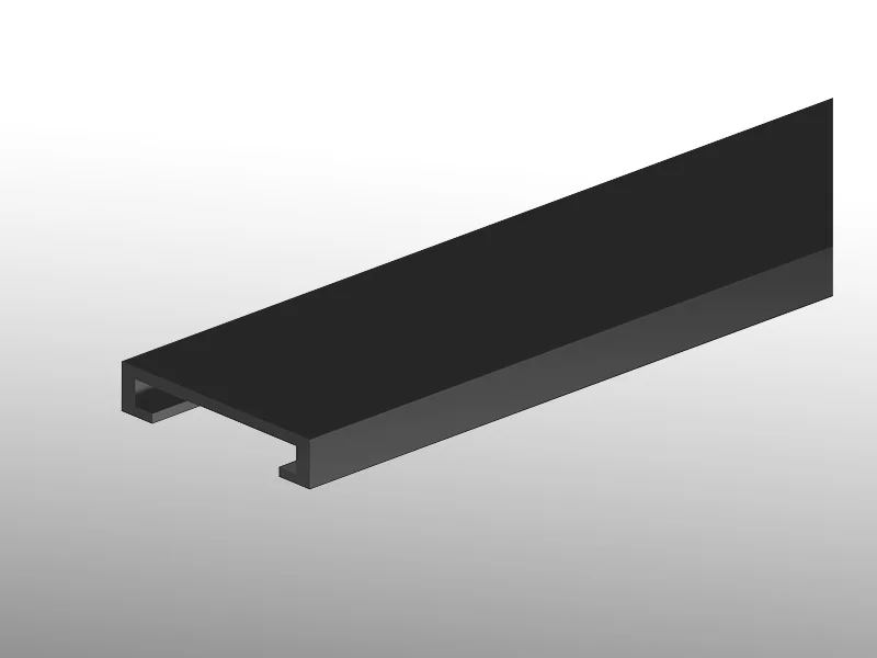 Type 366 - Profilé extrudé pour plat 50x6 mm en longueurs de 3 à 6 Mt.