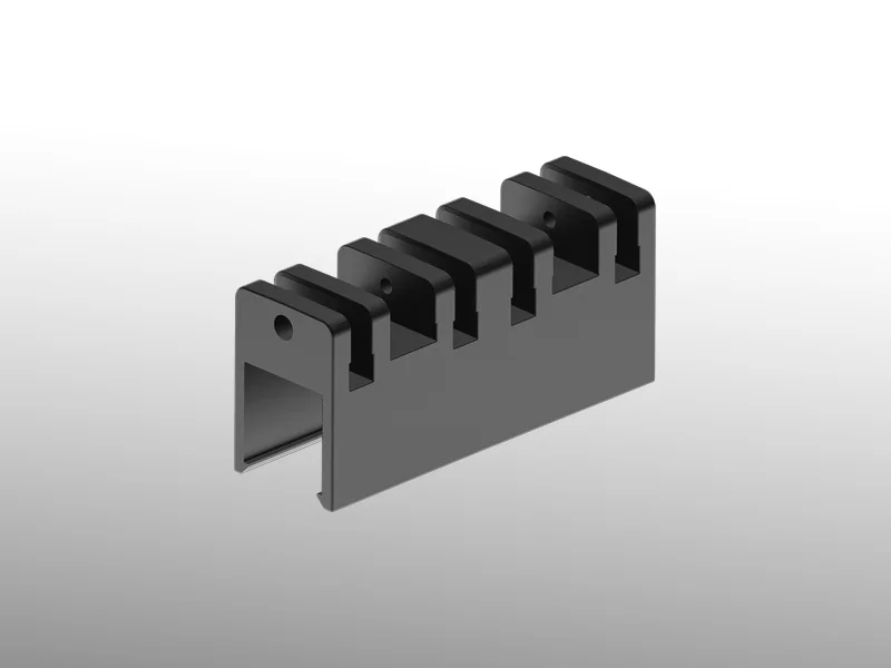 Type 497 - Entretoise pour retour de chaîne (version ouverte, pour tube carré)