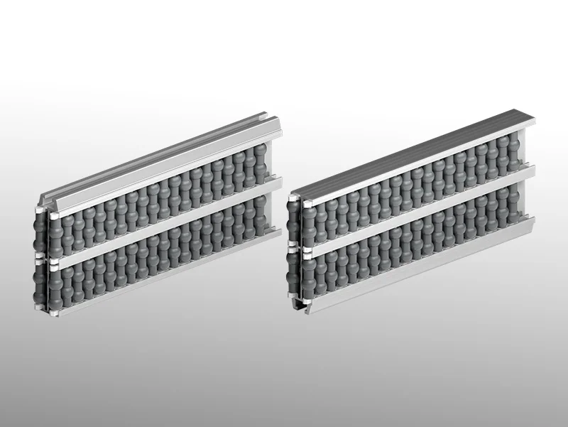 Type 319 - Guide central double pas des rouleaux 12 mm
