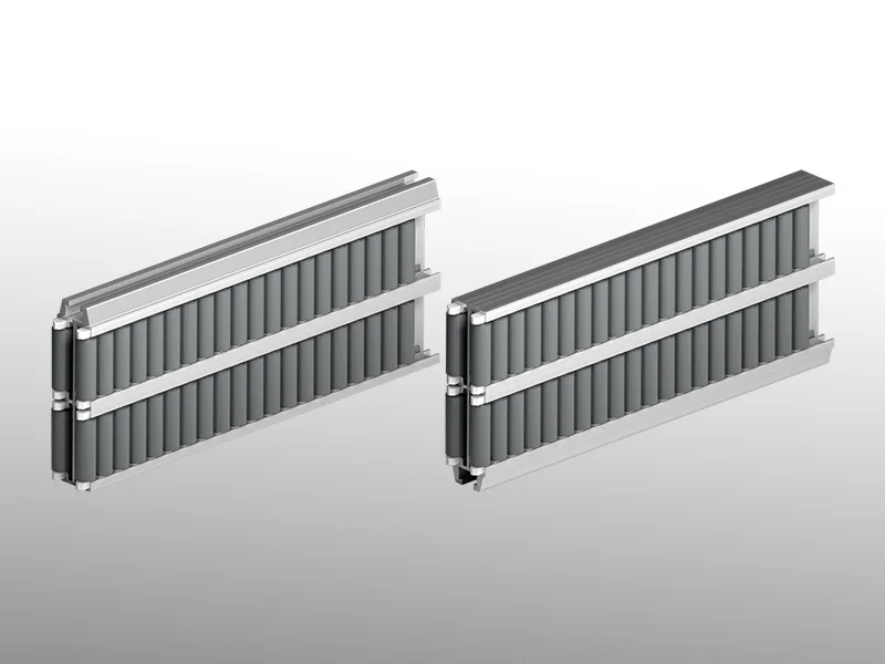 Type 328 - Guide central double pas des rouleaux 12 mm 