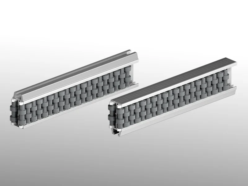 Type 357 - Guide central individuel pas des rouleaux 12 mm