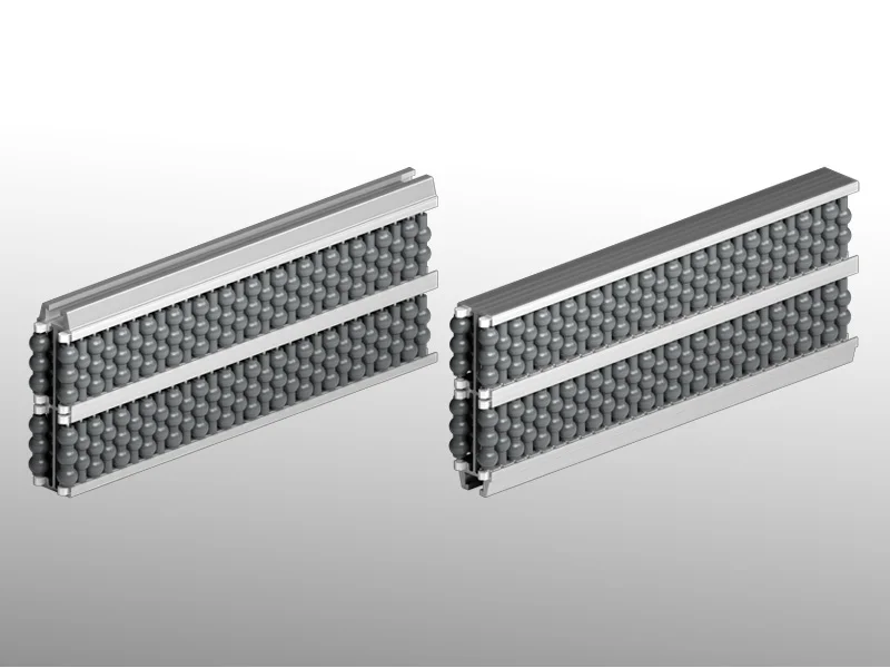 Type 476 - Guide central double pas des rouleaux 9.3 mm