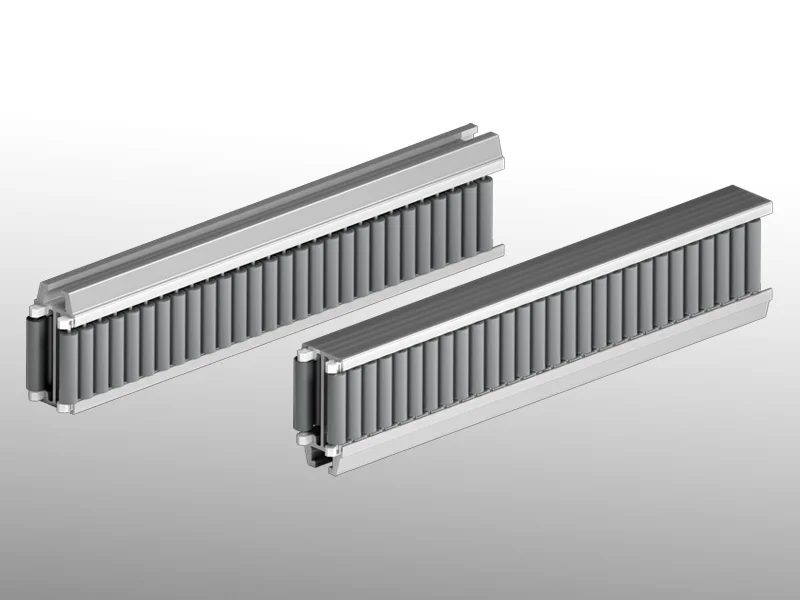 Type 478 - Guide central individuel pas des rouleaux caoutchouc 9.3 mm
