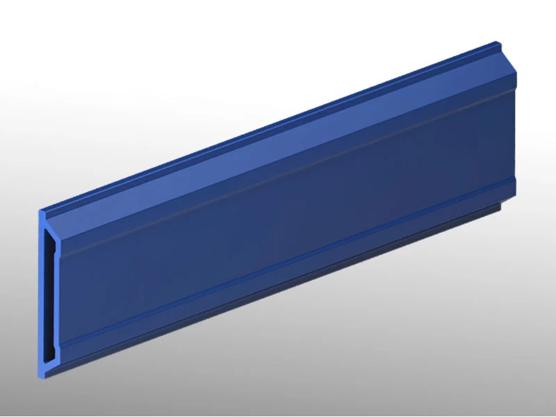 Type 528 - Profil guide produit noir ou bleu Ral 5005