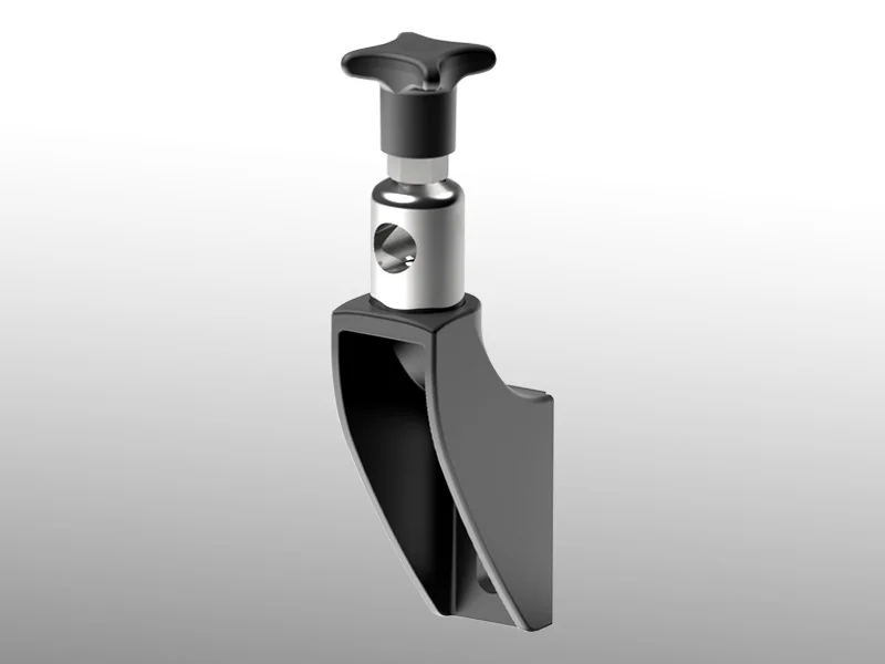 Type 216 - Supports pour guides tête réglable acier 198x70