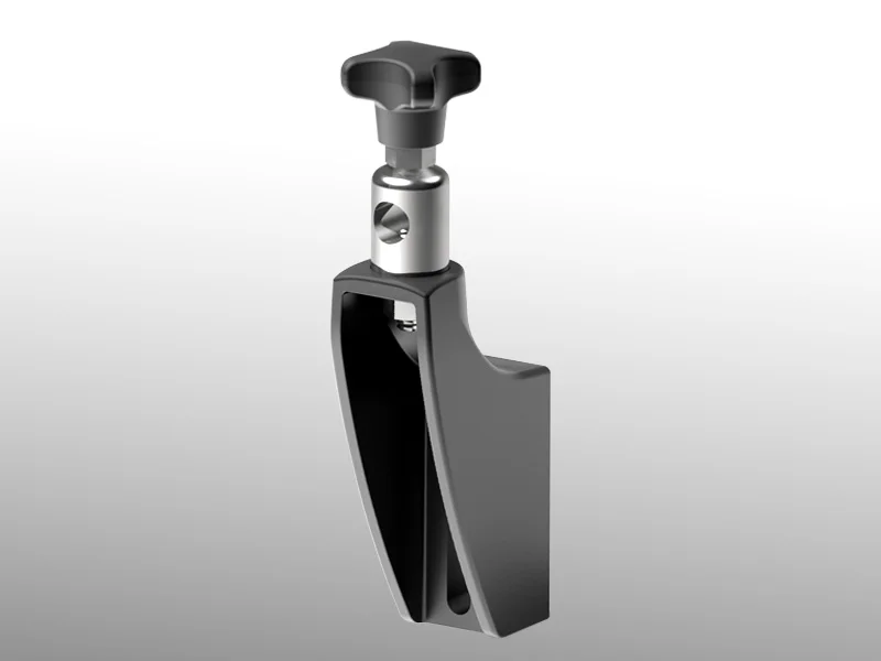Type 244 - Supports pour guides renforcés tête réglable acier 236x85