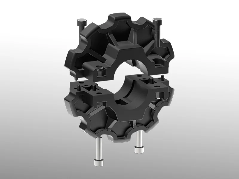 Type 455 - Roue de renvoi 10 dents ﻿ø122.5