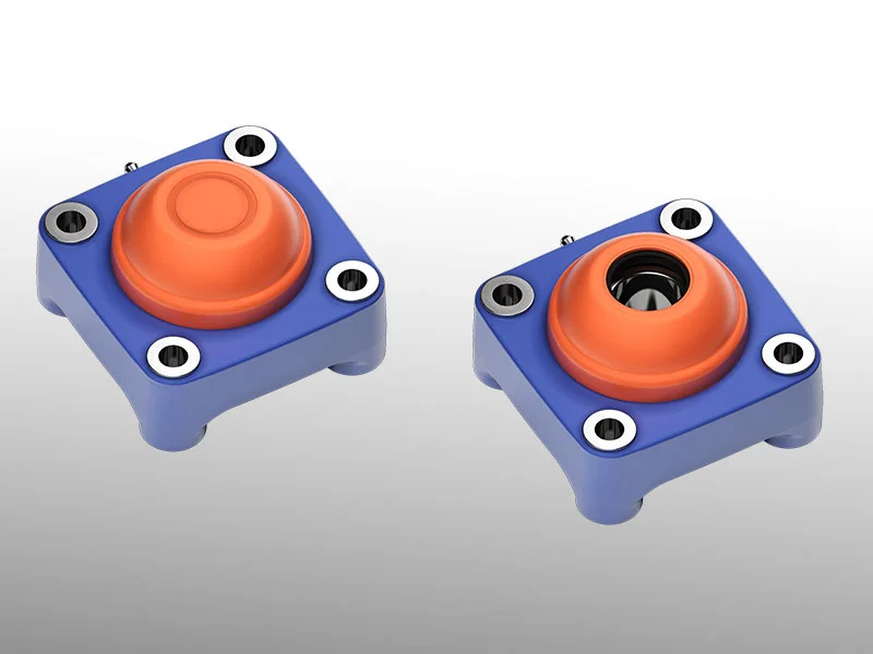 Type UCF/C - Palier auto-aligneur à bride carrée renforcée hygiénique