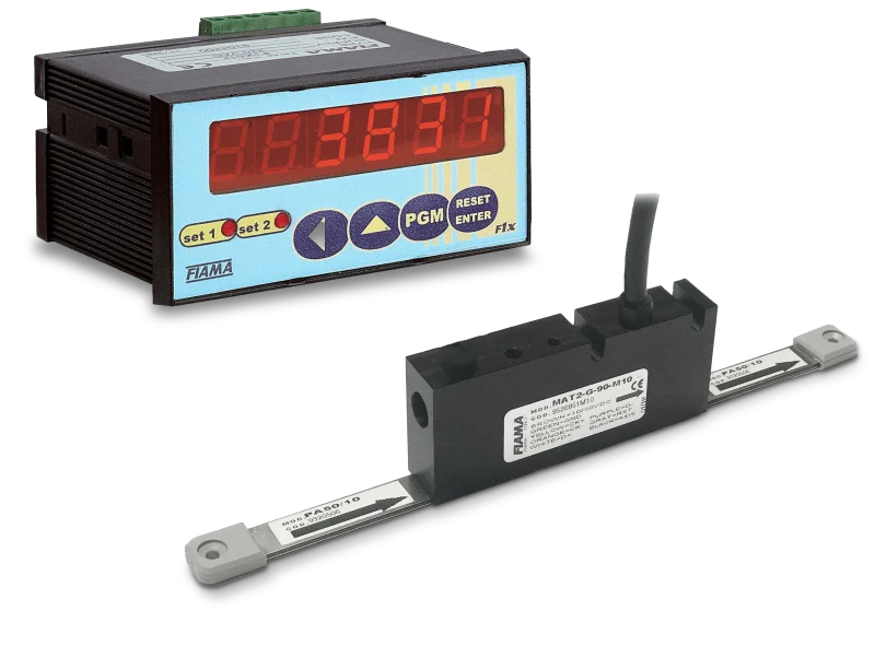 Photo : MAT2 - PA50/10 Transducteur de position absolue et bande magnétique absolue PA50/10