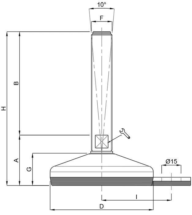 Schéma technique : ø 120