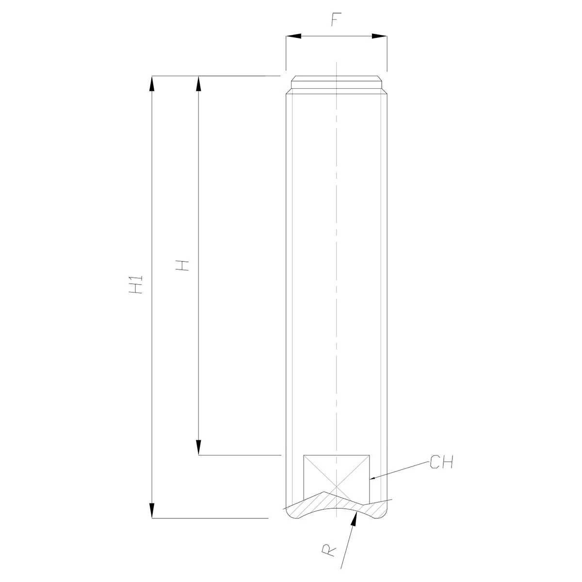 Schéma technique : M20, M24,M30 Tige filetée