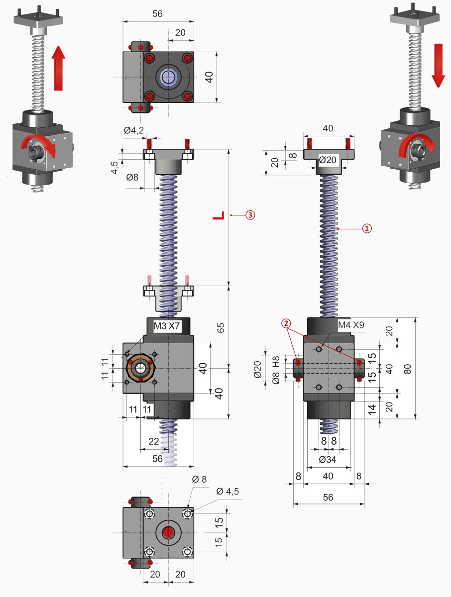 Schéma technique : MAR40