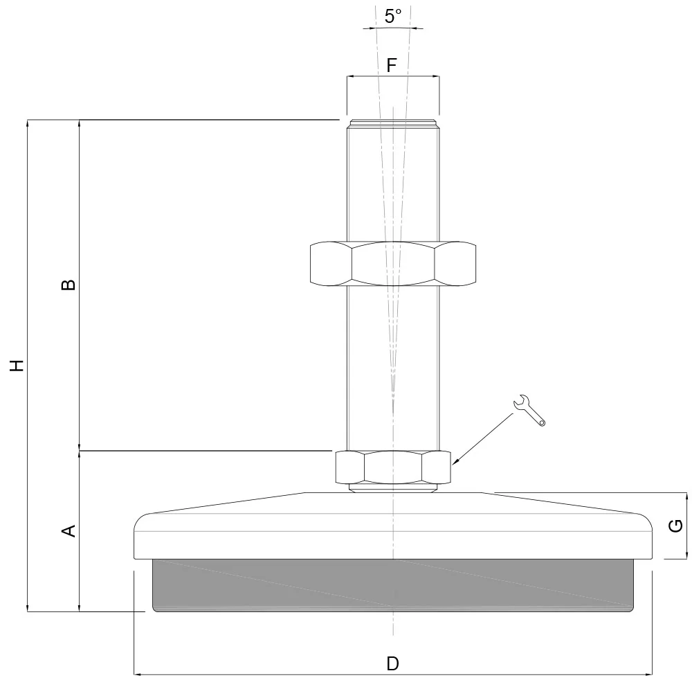 Schéma technique : Ø 235