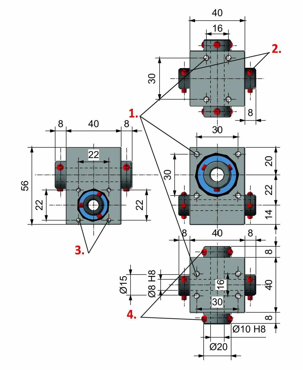 Schéma technique : RD40
